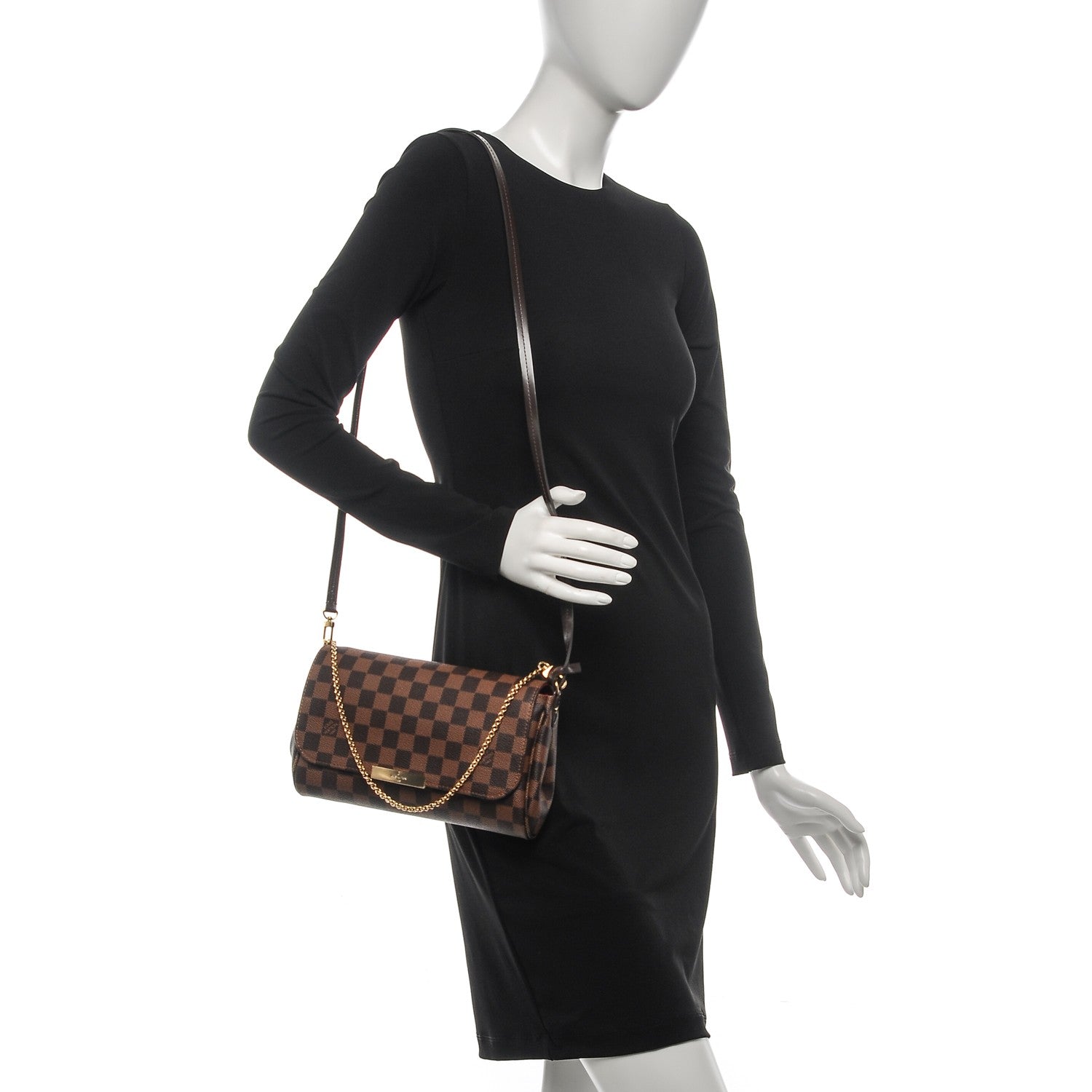 Louis Vuitton Damier Ebene Favorite MM 2 of 8