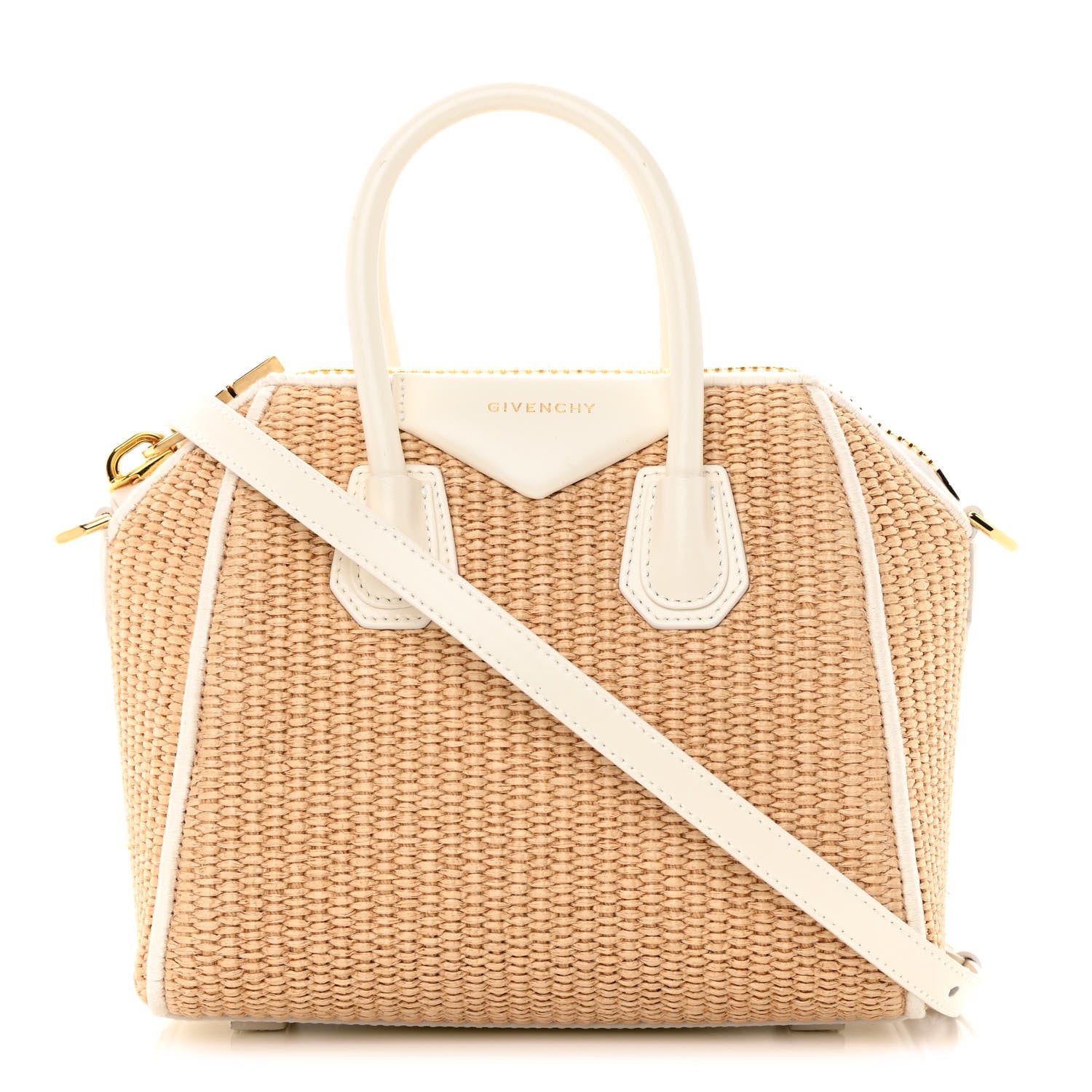 Givenchy Raffia Mini Antigona Natural 1 of 13