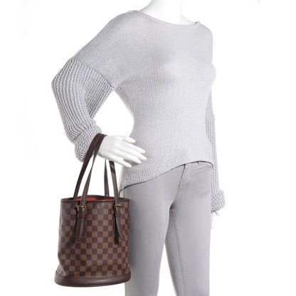 Louis Vuitton Damier Ebene Marais Bucket 23 2 of 7