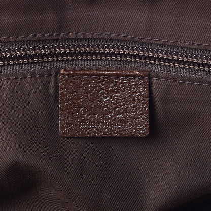 Gucci GG Monogram Web Medium Collapsible Carry On Duffle Beige Brown 8 of 10