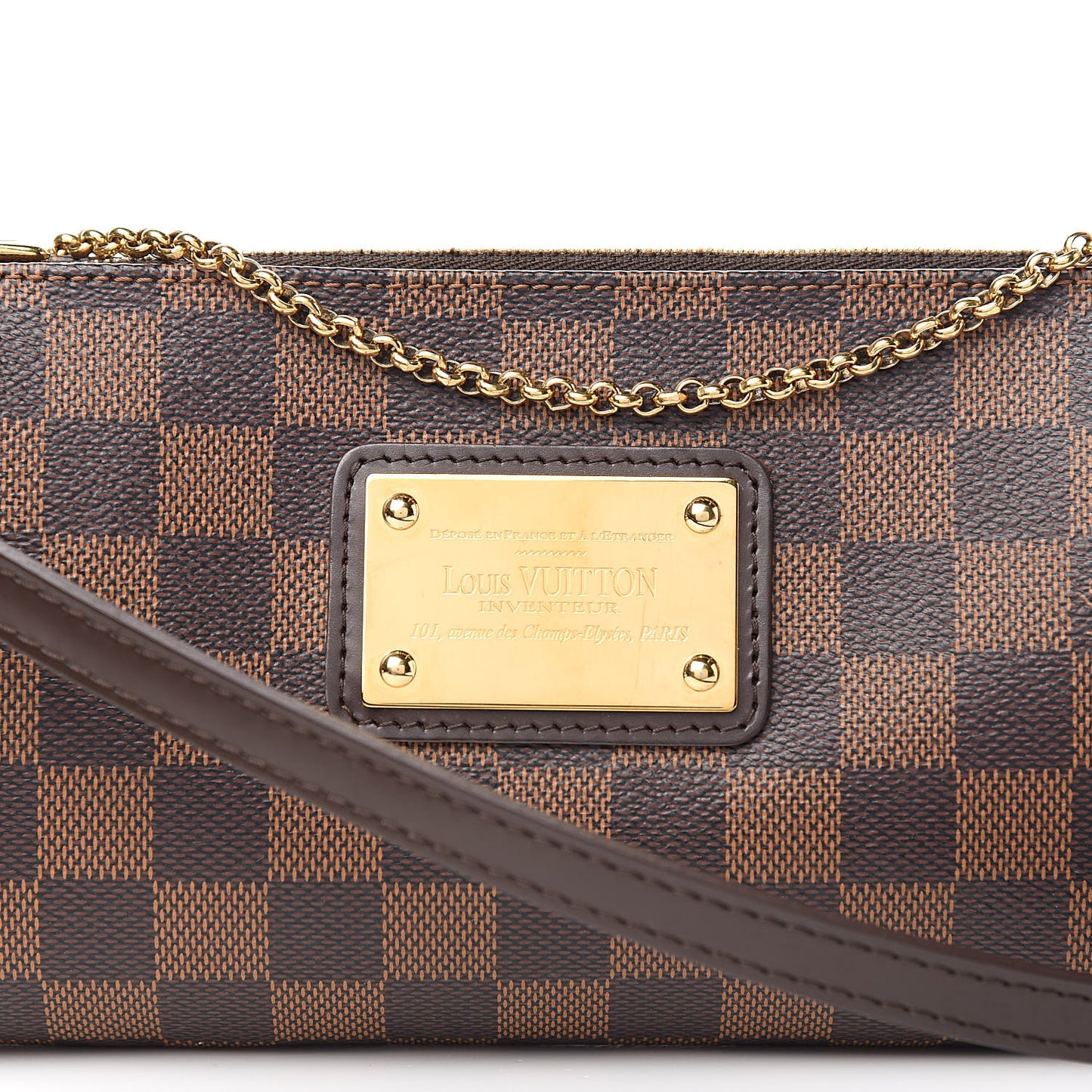 Damier Ebene Eva Clutch