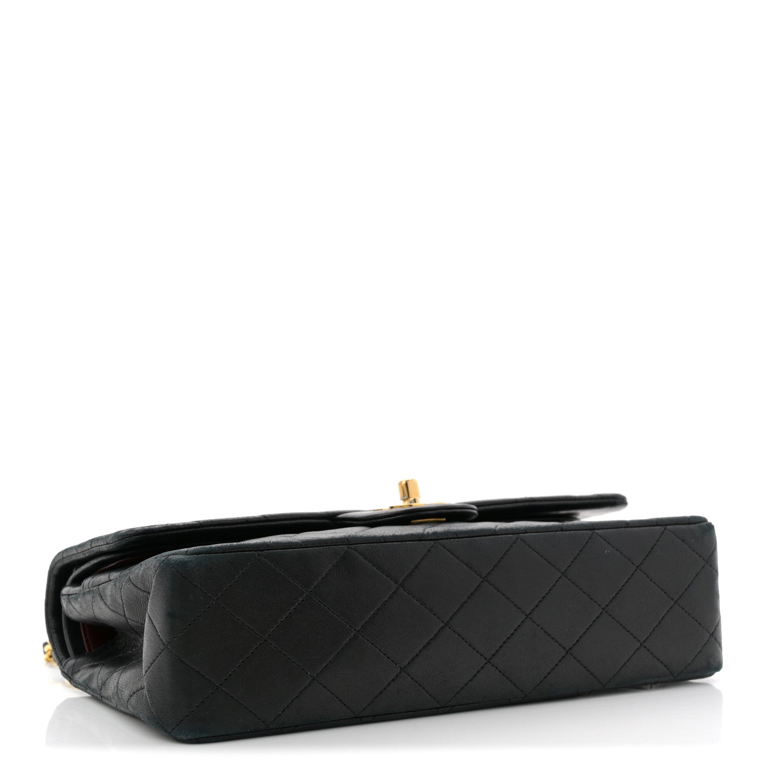 Chanel Lambskin Quilted Medium Double Flap Black 4 of 11