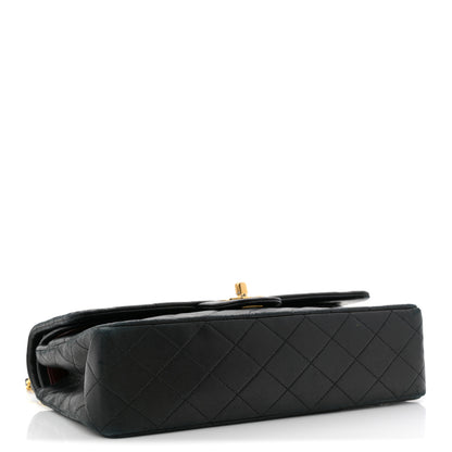 Chanel Lambskin Quilted Medium Double Flap Black 4 of 11