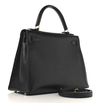 Hermes Gulliver Shooting Star Kelly Sellier 28 Black 3 of 15