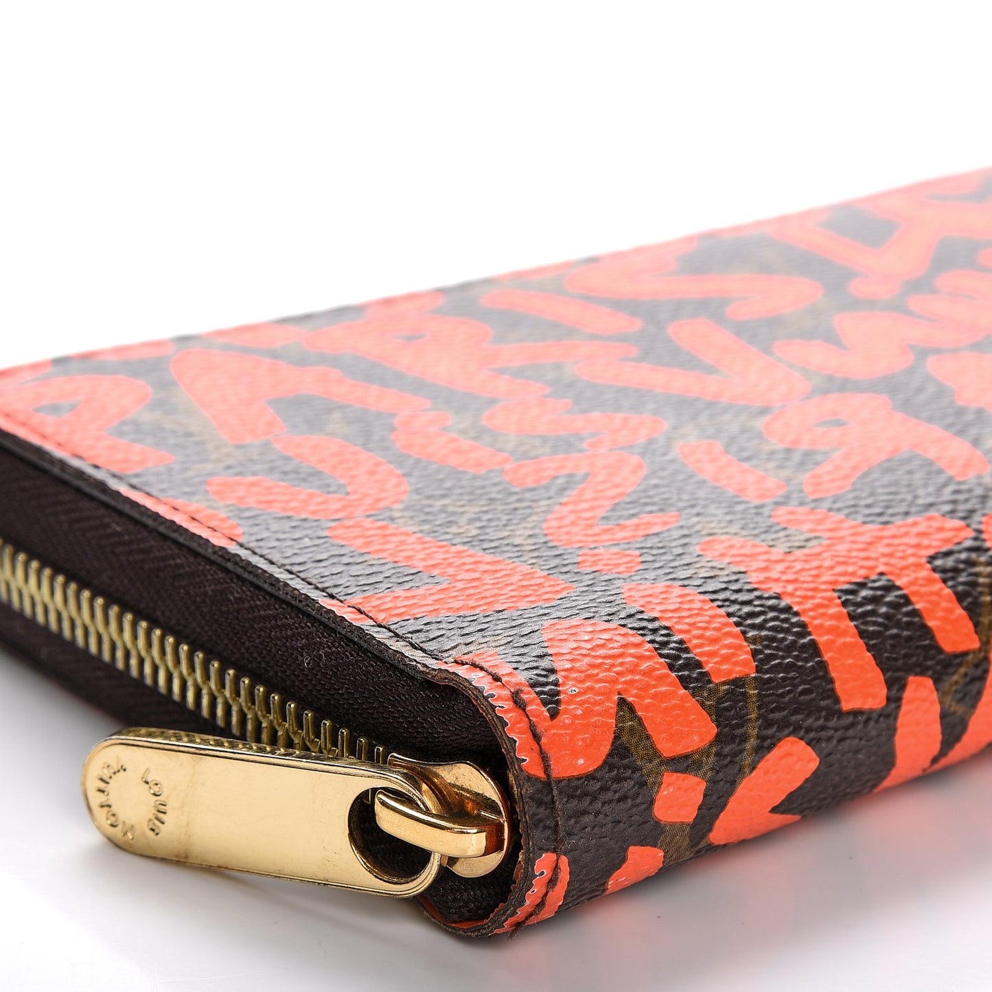 Monogram Graffiti Zippy Wallet Orange