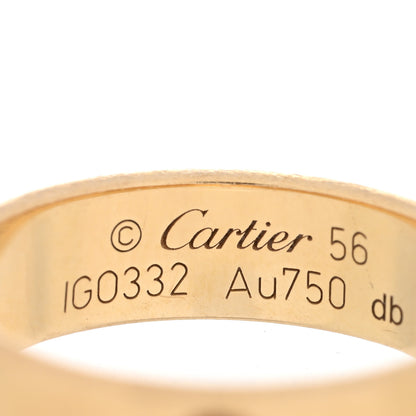 Cartier 18K Yellow Gold 5.5mm LOVE Ring 56 7.75 5 of 5