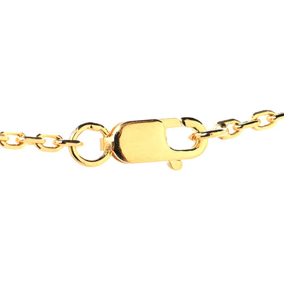 Hermes Lacquered Gold Mini Pop H Pendant Necklace White 4 of 6