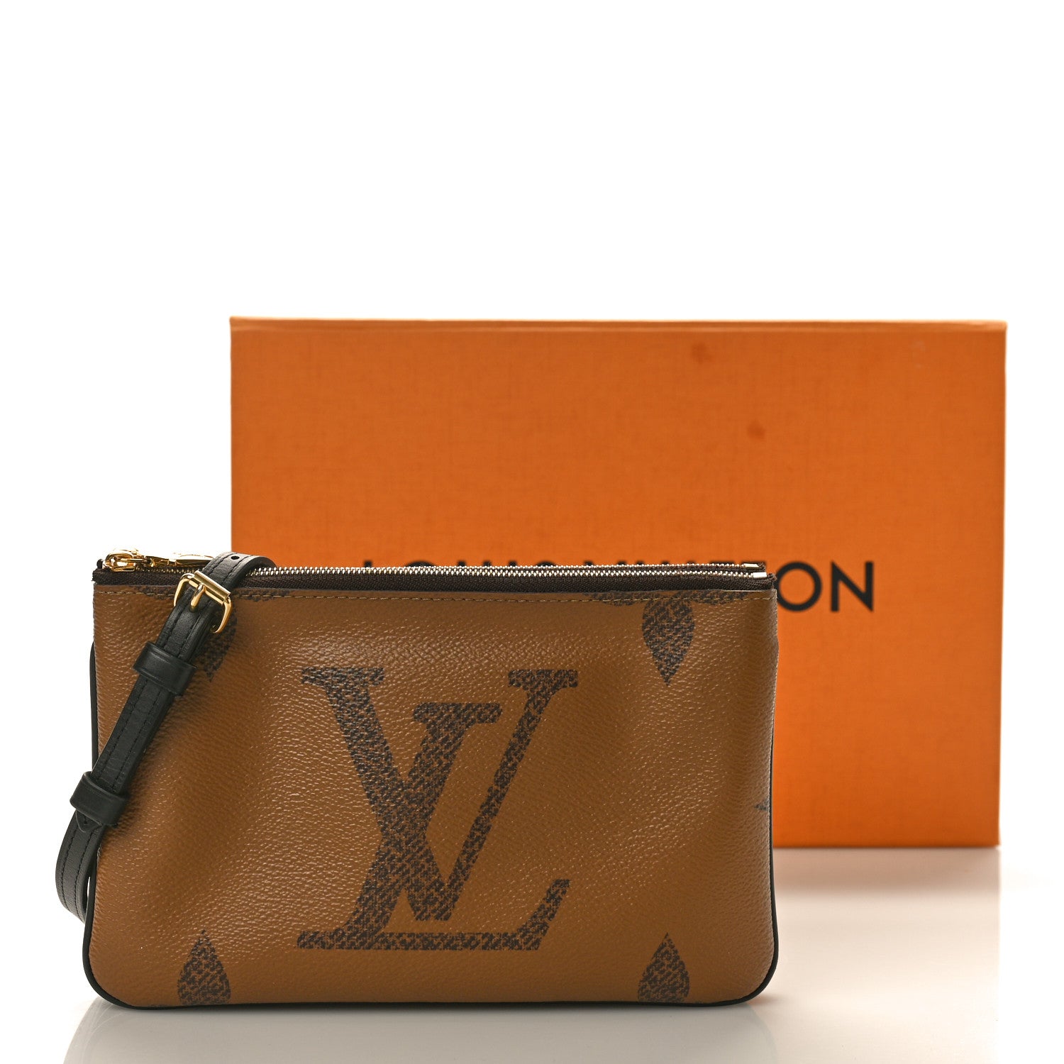 Louis Vuitton Reverse Monogram Giant Double Zip Pochette 9 of 9