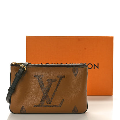 Louis Vuitton Reverse Monogram Giant Double Zip Pochette 9 of 9