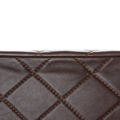 Chanel Calfskin Quilted In the Business Tote Brown 11 of 12