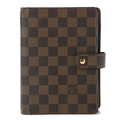 Louis Vuitton Damier Ebene Medium Ring Agenda Cover 1 of 11