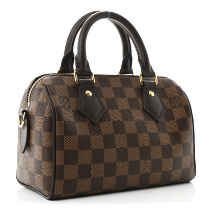 Louis Vuitton Damier Ebene Speedy Bandouliere 20 3 of 9