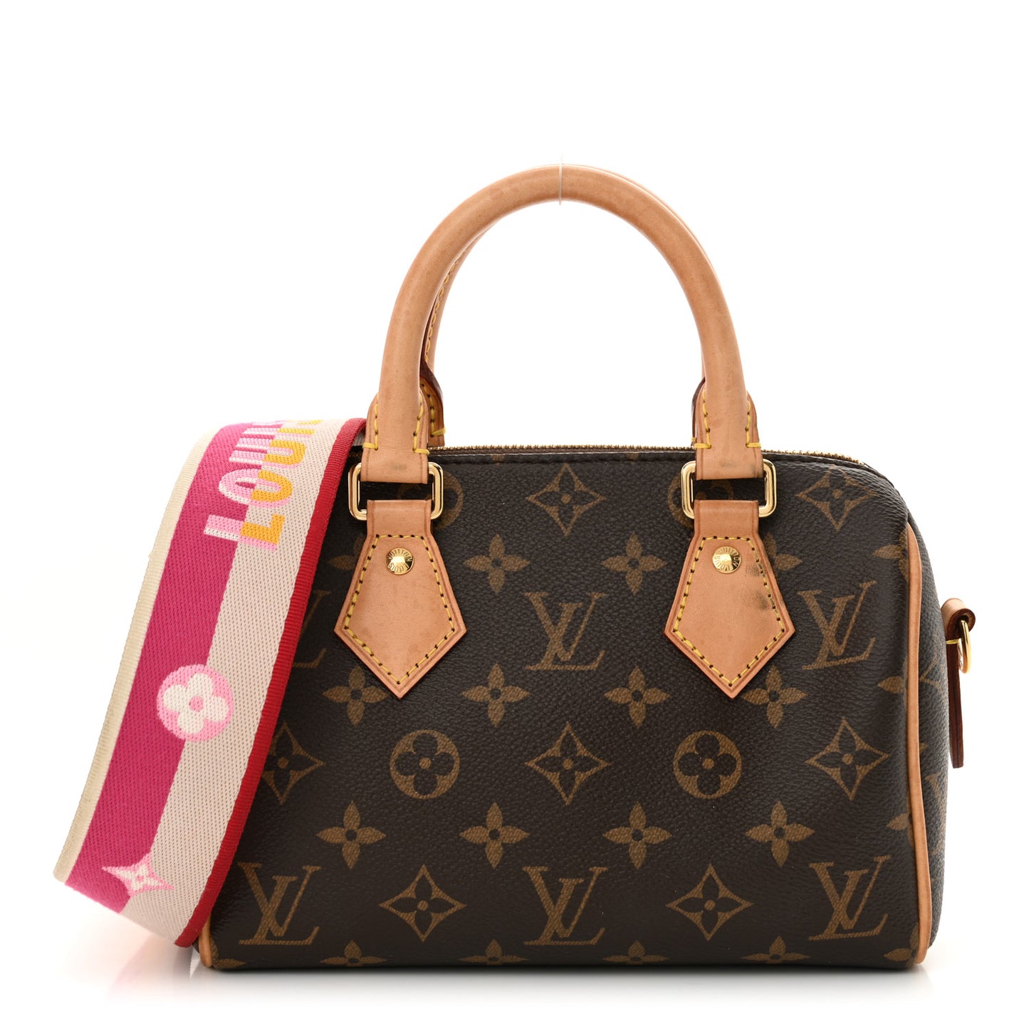 Monogram Speedy Bandouliere 20 Fuchsia