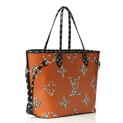 Louis Vuitton Monogram Giant Jungle Neverfull MM Black 4 of 14