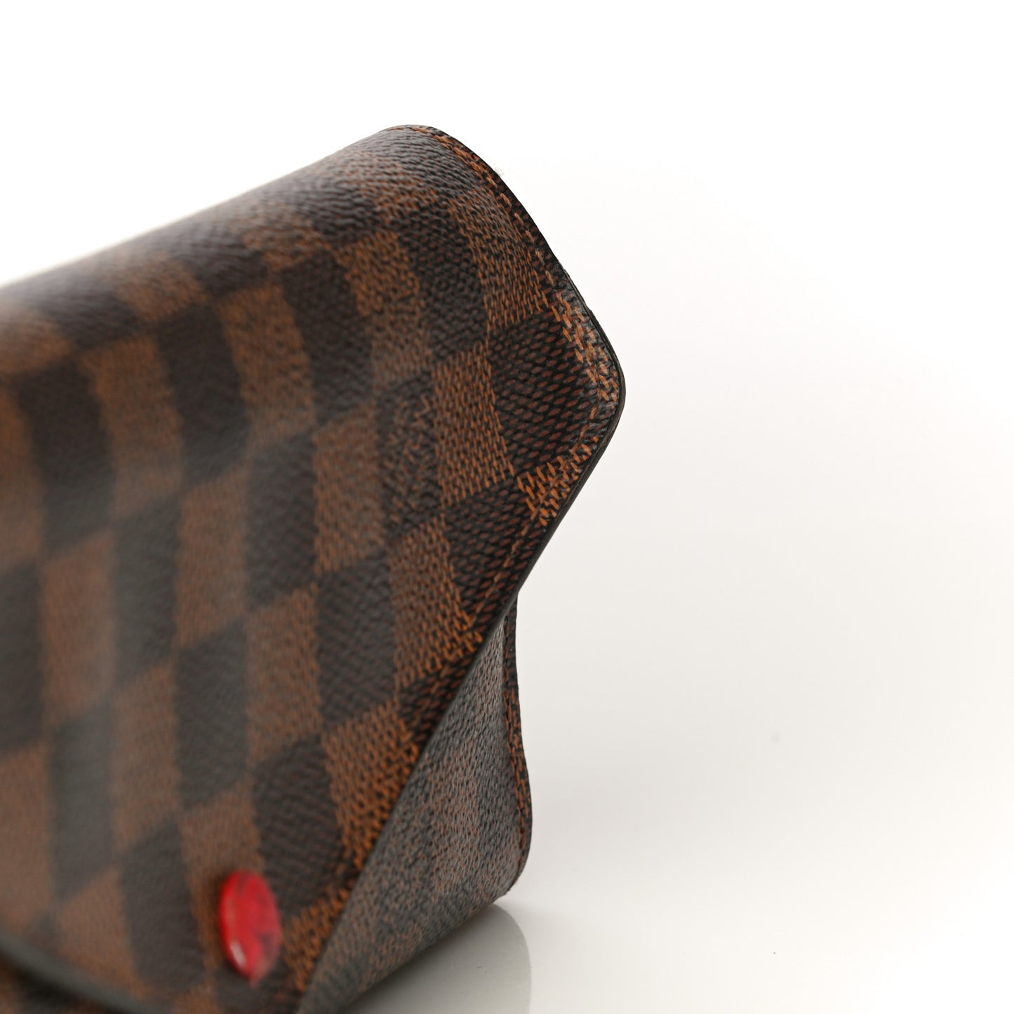 Damier Ebene Josephine Wallet Red