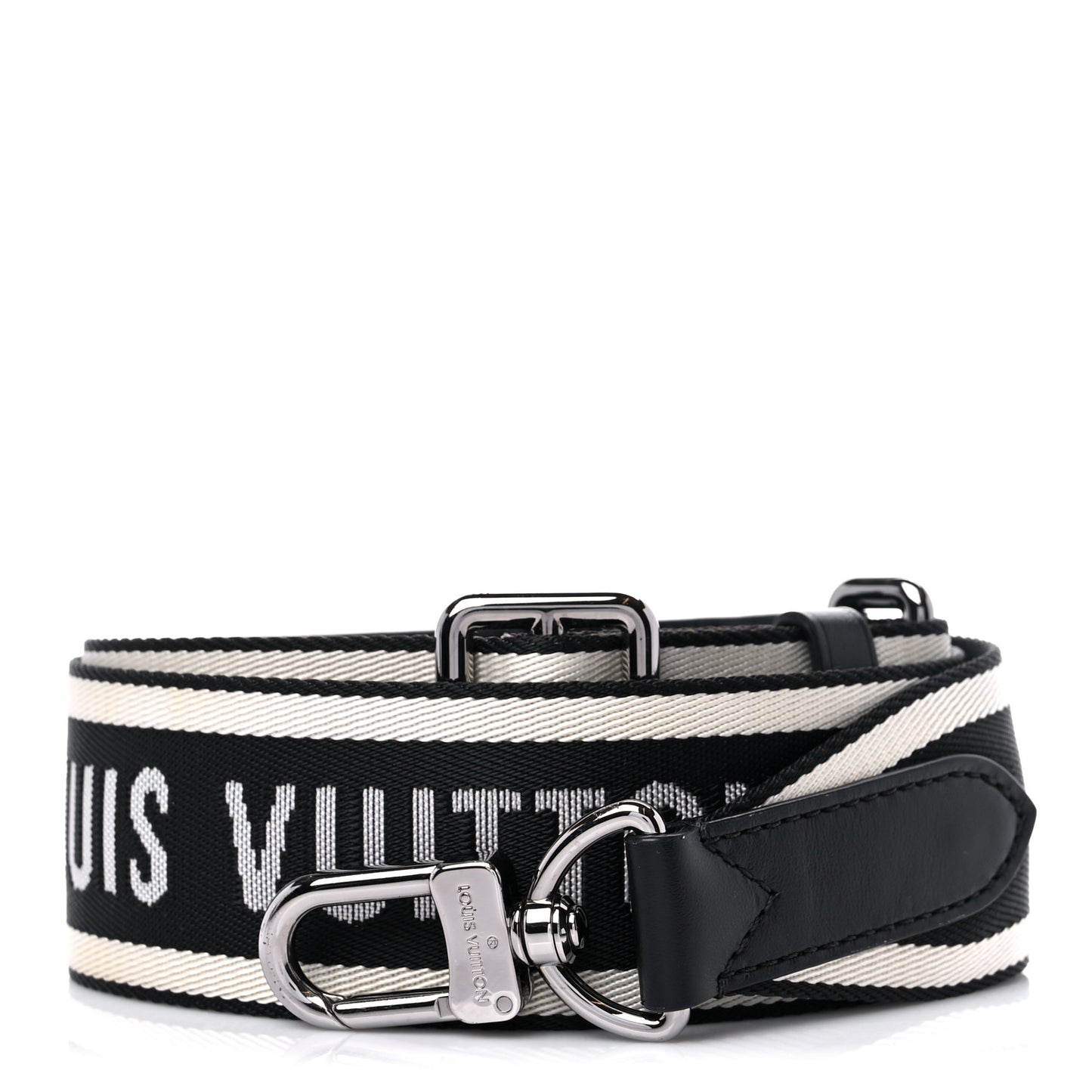 Monogram Multi Pochette Accessories Shoulder Strap Black Ivory