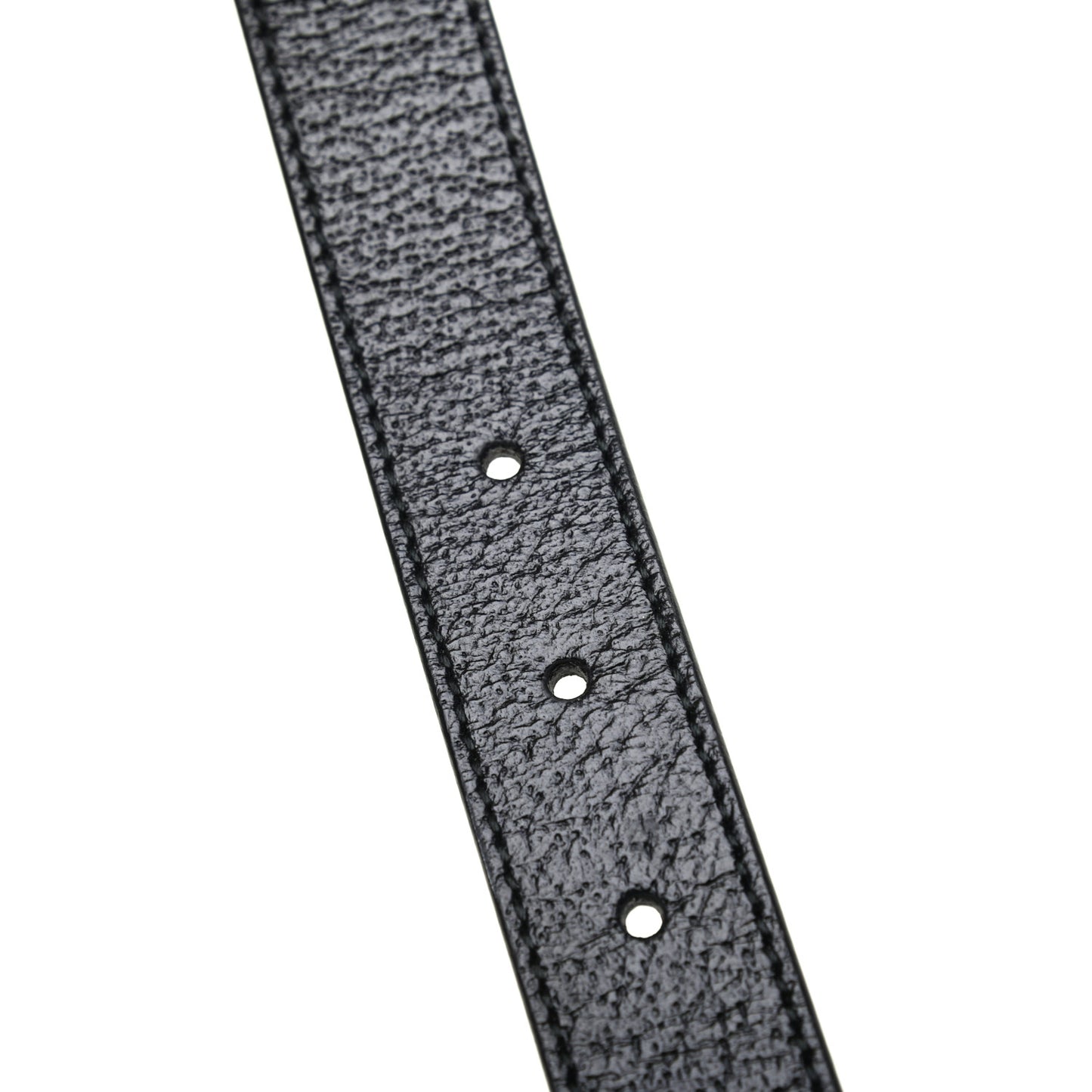 Calfskin Framed Double G Belt 100 40 Black