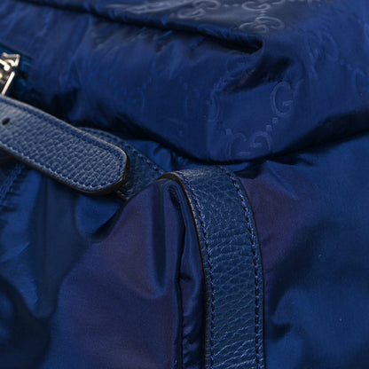 Gucci Nylon Monogram Medium Light Double Buckle Backpack Tide 8 of 12