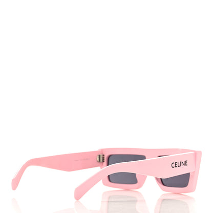 Celine Acetate Monochroms Square Sunglasses CL40214U Light Pink 4 of 6