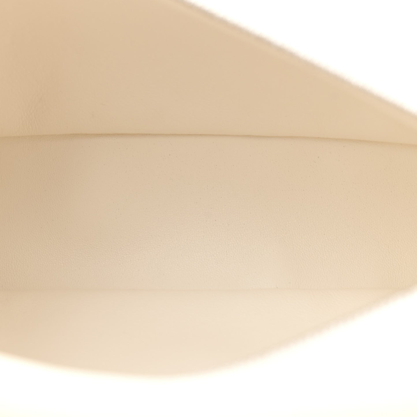 Grained Calfskin L19 Extra Pocket Pouch Whisper White