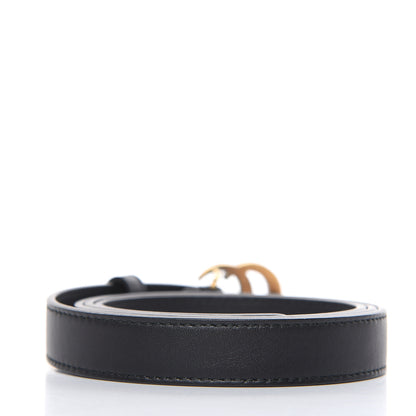 Gucci Calfskin Double G 20mm Belt 95 38 Black 3 of 6