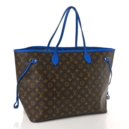 Louis Vuitton Monogram Articles de Voyage Ikat Neverfull GM Grand Blue 3 of 8