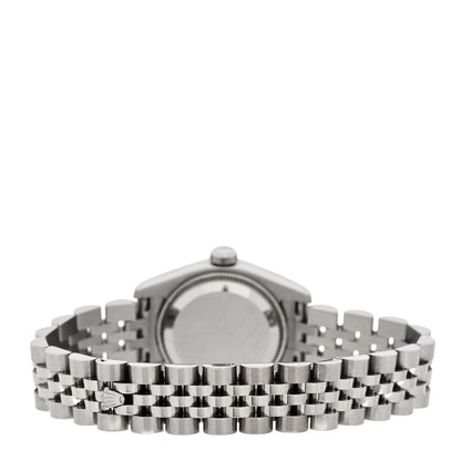 Rolex Stainless Steel 18K White Gold 26mm Oyster Perpetual Datejust Watch White Roman 179174 3 of 5