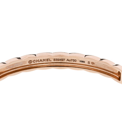 Chanel 18K Beige Gold Coco Crush Bangle Bracelet S 3 of 4