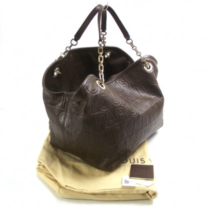 Louis Vuitton Monogram Paris Souple Whisper PM Chocolate 3 of 9