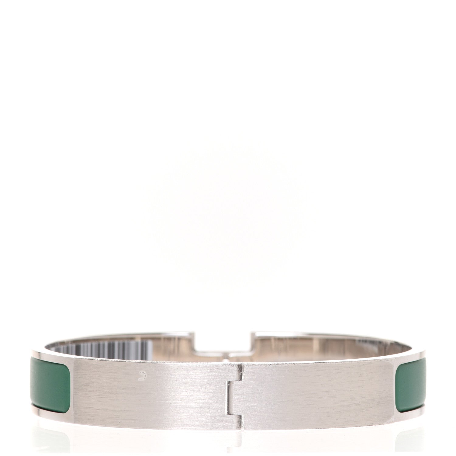 Hermes Narrow Enamel Clic Clac HH Bracelet T6 Menthe 3 of 6