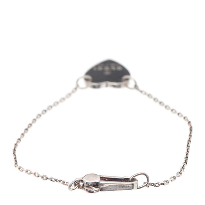 Gucci Sterling Silver Trademark Heart Bracelet 3 of 6