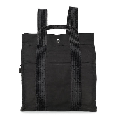 Hermes Canvas Herline Backpack Grey 2 of 22