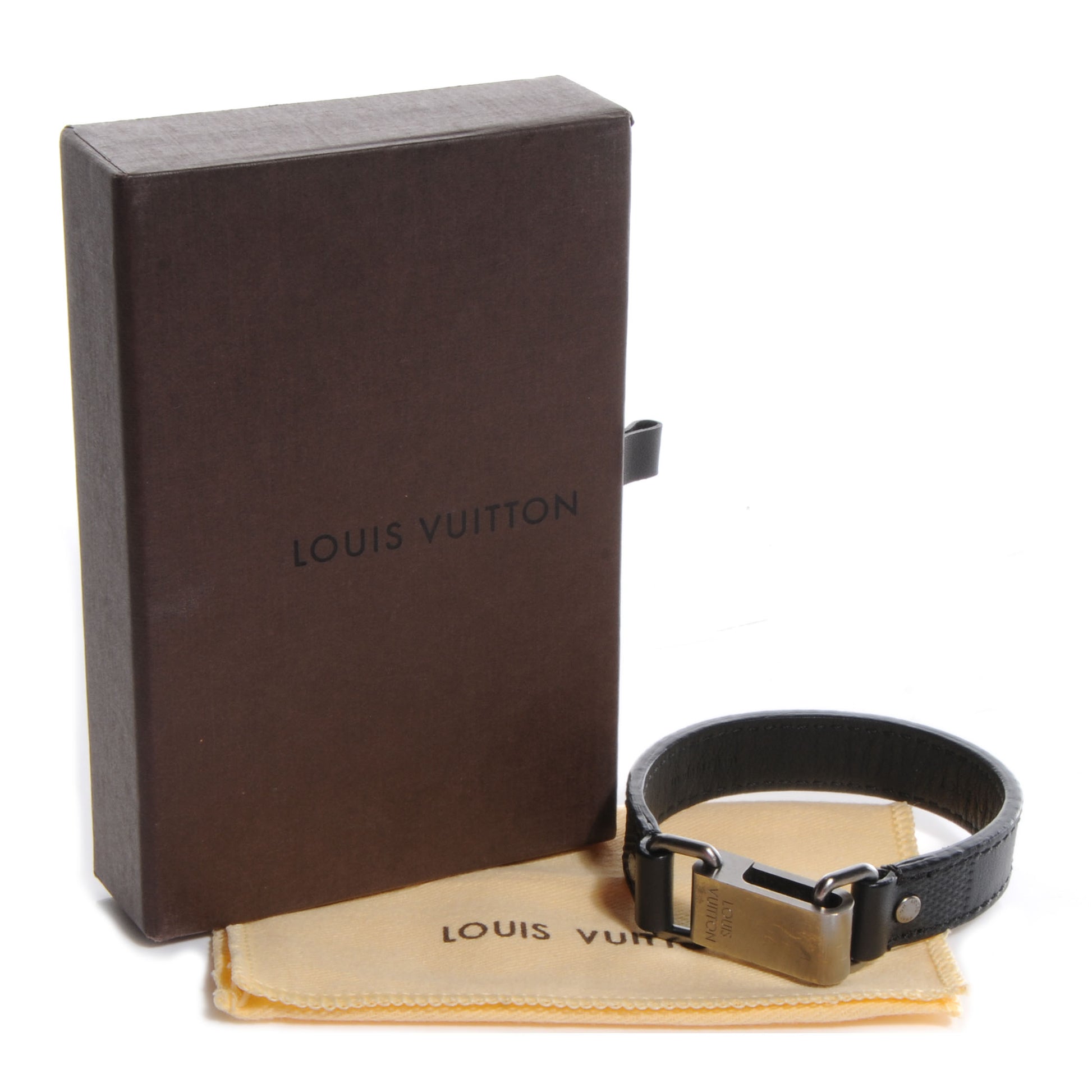 Louis Vuitton Damier Infini Bandit Bracelet Black 7 of 7