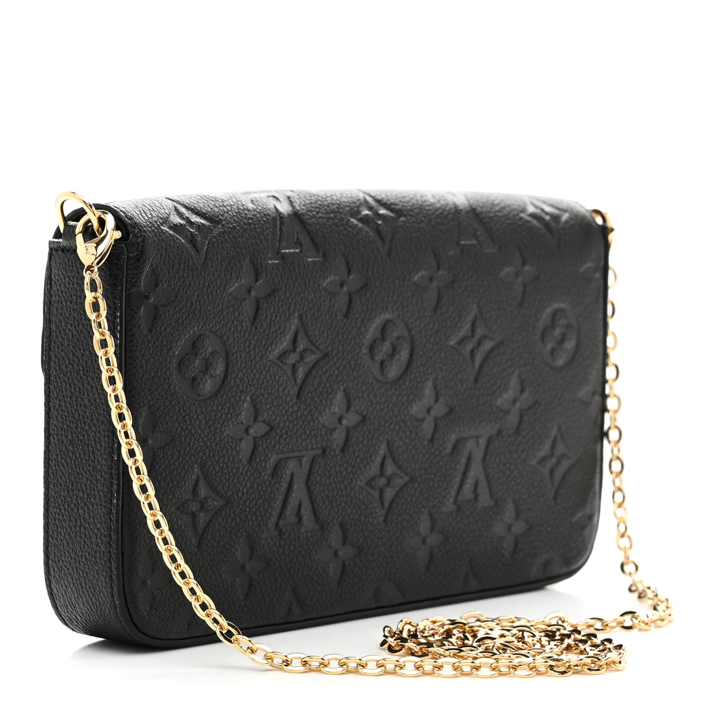 Empreinte Pochette Felicie Chain Wallet Black