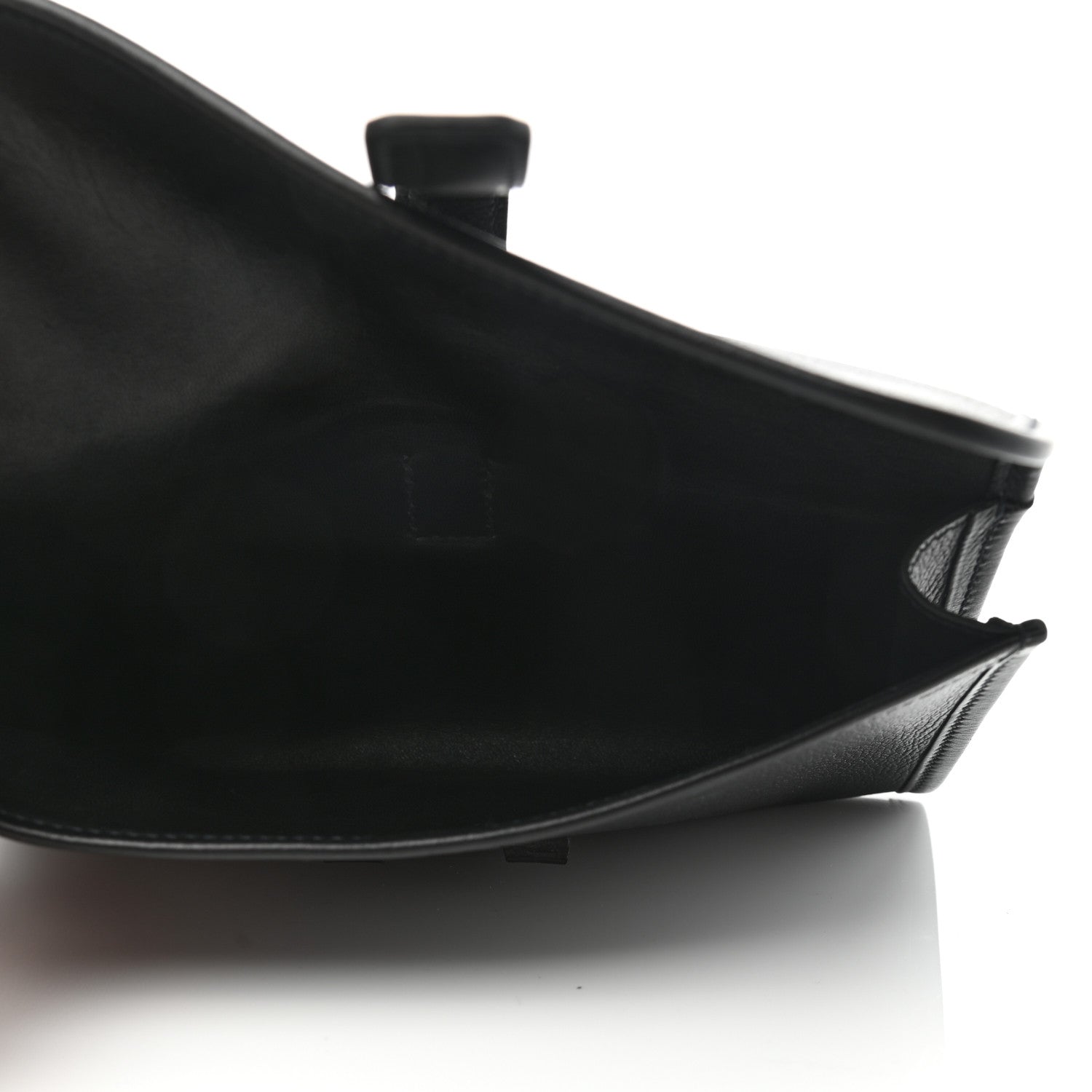 Hermes Evergrain Jige Duo Clutch Black 5 of 7