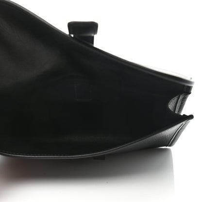 Hermes Evergrain Jige Duo Clutch Black 5 of 7