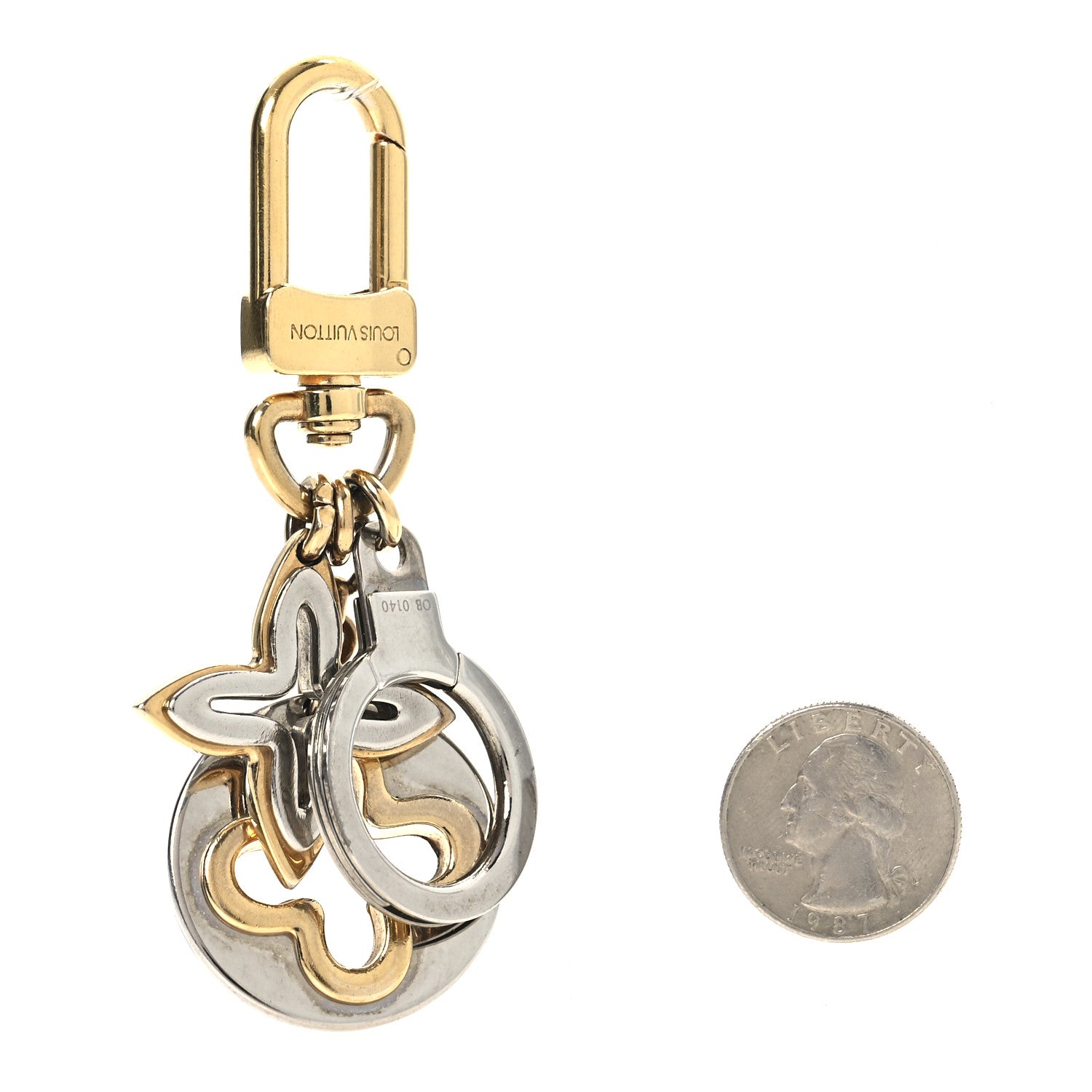 Louis Vuitton Insolence Bag Charm Gold 2 of 4