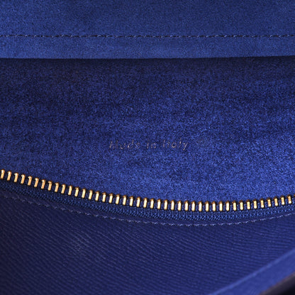 Celine Grained Calfskin Mini Belt Bag Indigo 8 of 19