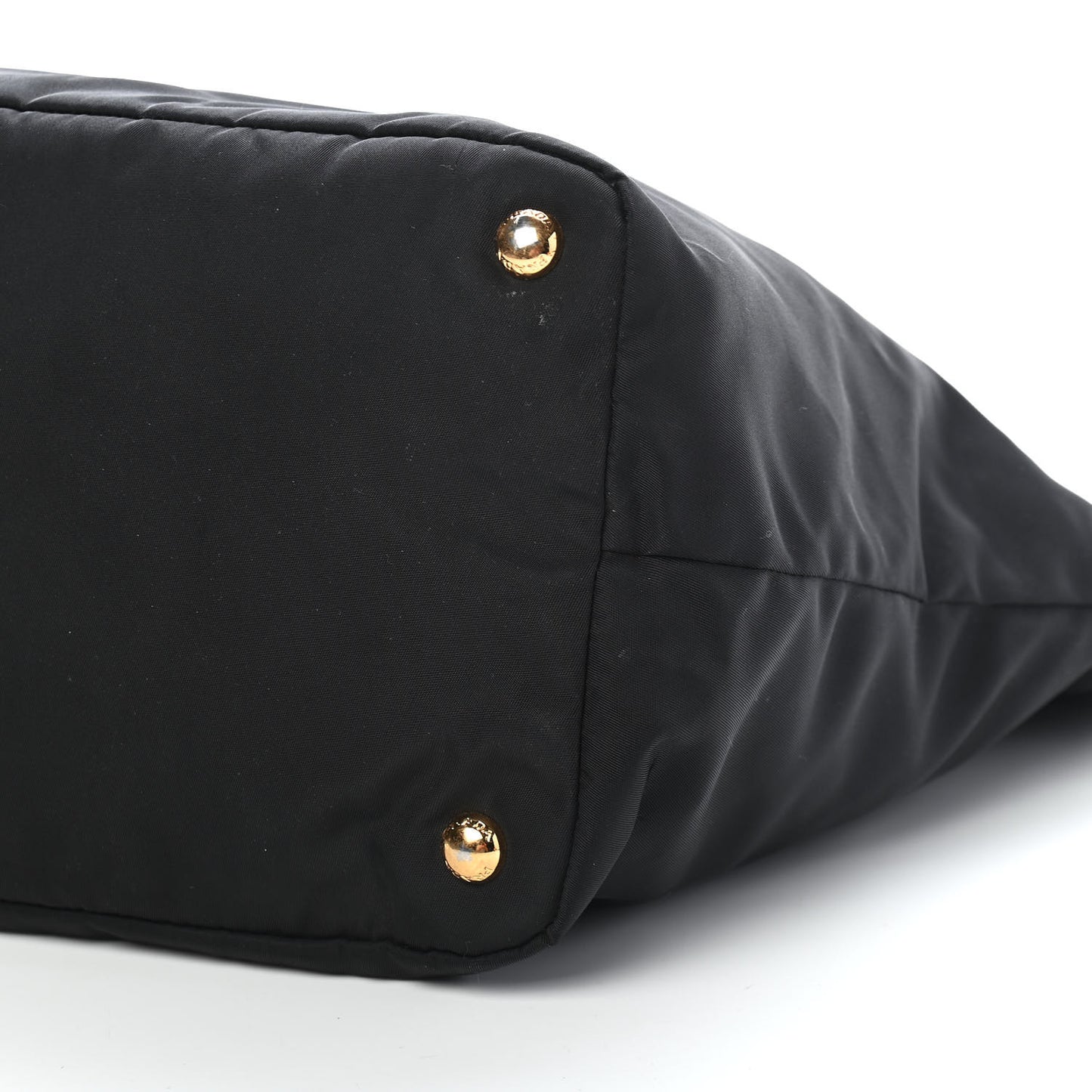 Tessuto Nylon Saffiano Tote Black