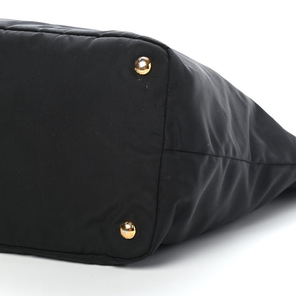 Prada Tessuto Nylon Saffiano Tote Black 8 of 9
