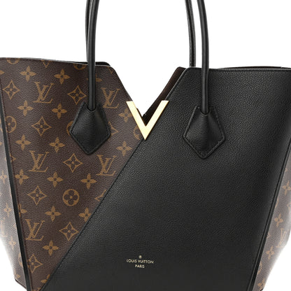 Louis Vuitton Calfskin Monogram Kimono Tote Black 7 of 11
