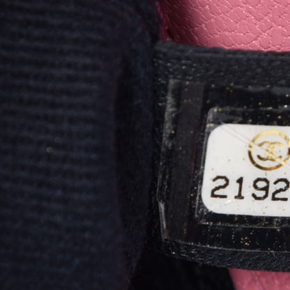 Chanel Shiny Goatskin Quilted Small Double Carry Waist Chain Flap Pink 7 of 8