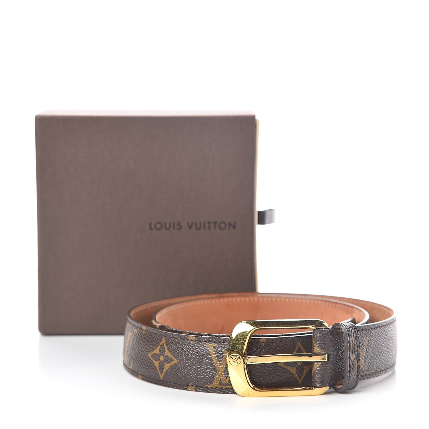Louis Vuitton Monogram 30mm Ellipse Belt 85 34 8 of 8