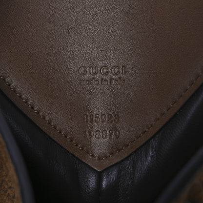 Gucci Micro GG Suede B Maxi Shoulder Bag Brown 7 of 10