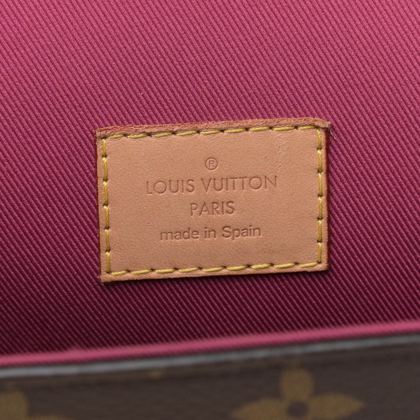 Monogram Cluny BB Bordeaux Fuchsia
