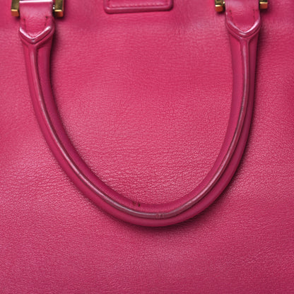 Saint Laurent Calfskin Small Classic Y Cabas Fuchsia 13 of 20