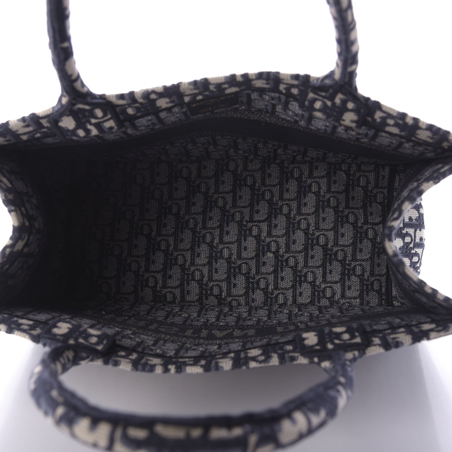 Christian Dior Oblique Medium Book Tote Blue Multicolor 5 of 9