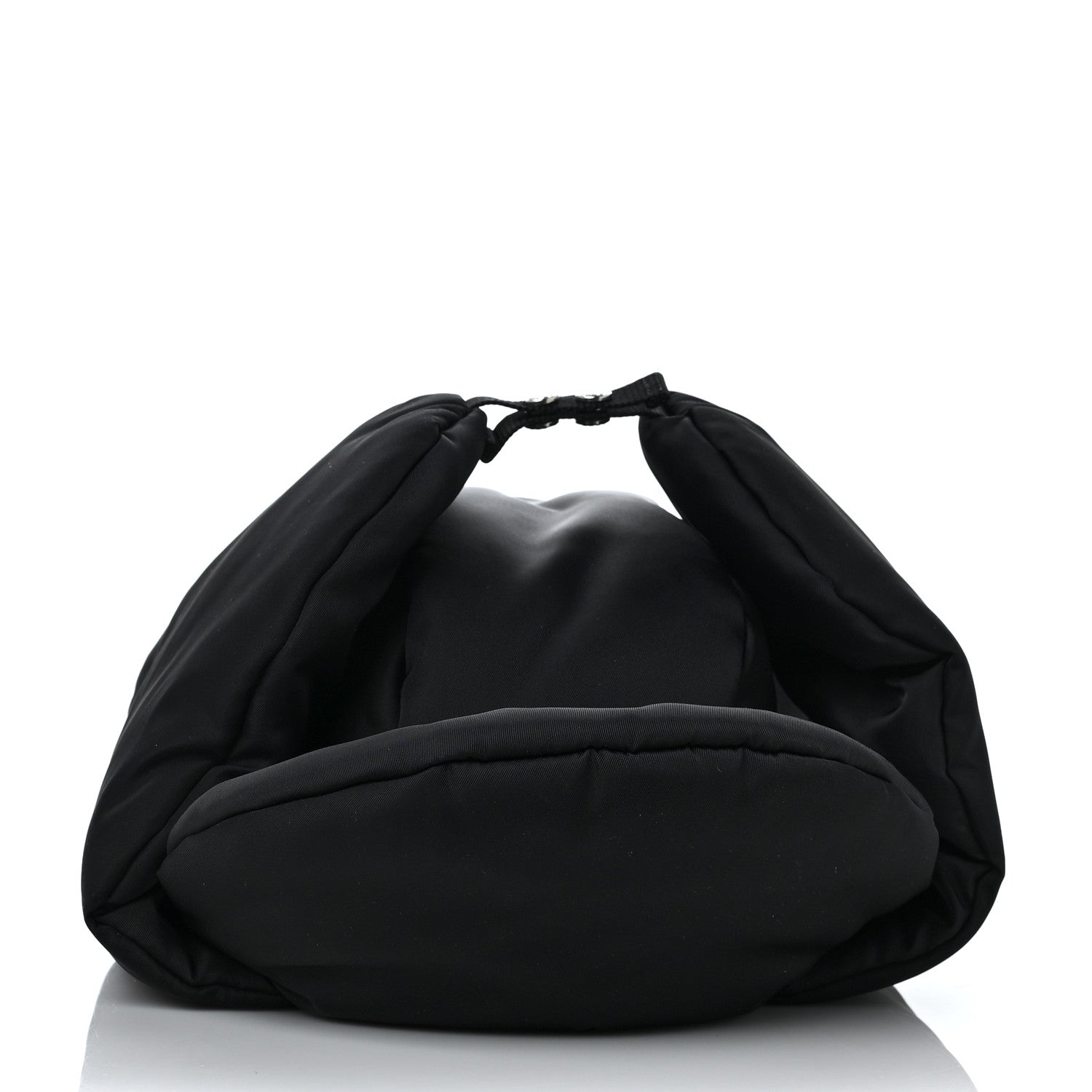 Prada Nylon Ear Flap Hat M Black 5 of 8