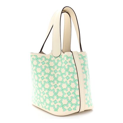 Hermes Swift Micro Lucky Daisy Picotin Lock Nata Vert 3 of 11