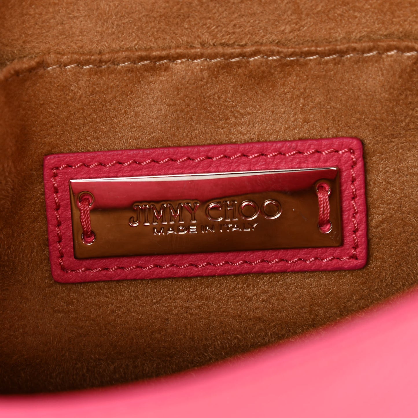 Grainy Pebbled Calfskin Rebel Crossbody Bag Pink